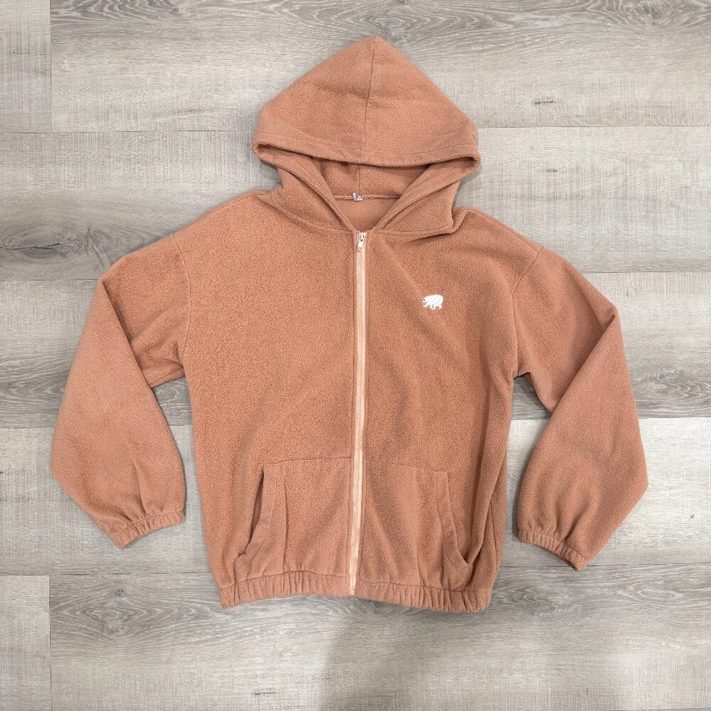 Pink Fleece Zip Up